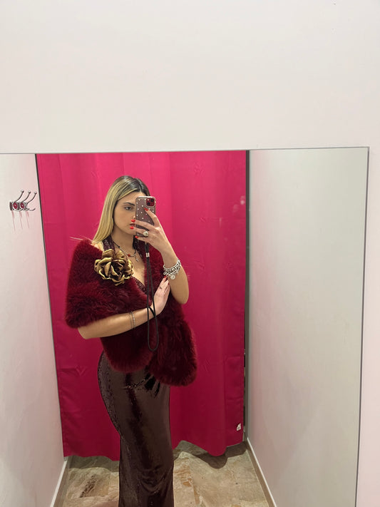 Coprispalle pelliccia