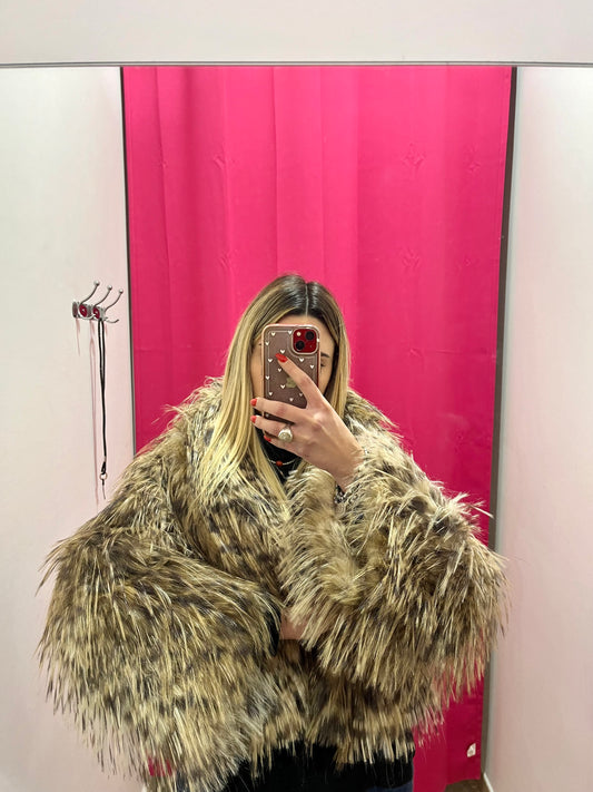 Pelliccia Leopardata Mangolia